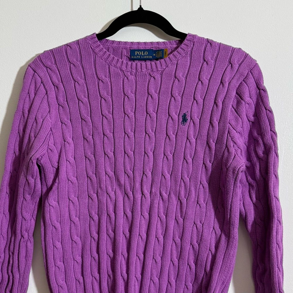 Ralph Lauren Purple Crewneck Sweater